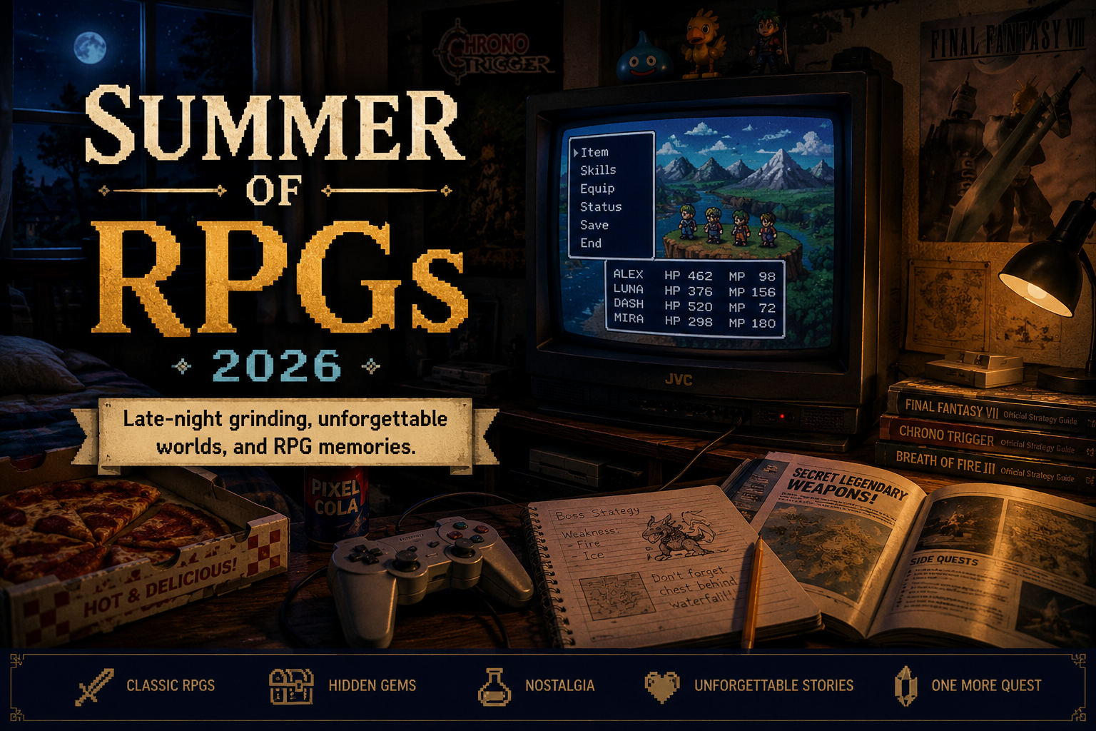 Why Summer Break Always Felt Like RPG Season